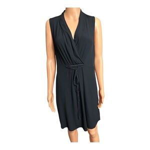Anthropologie Maeve Women's Sleeveless Knee Dress Size X-Small Black